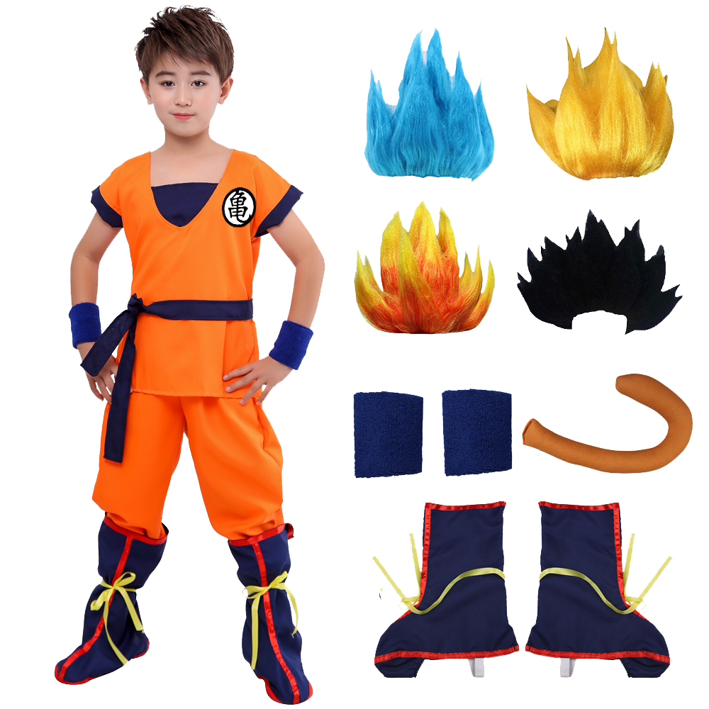 Costume Anime Son Goku Enfant