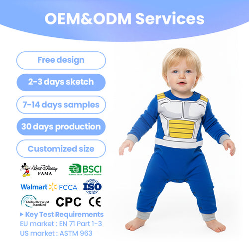 Combinaison Cosplay Bébé Anime Coton - vue 2