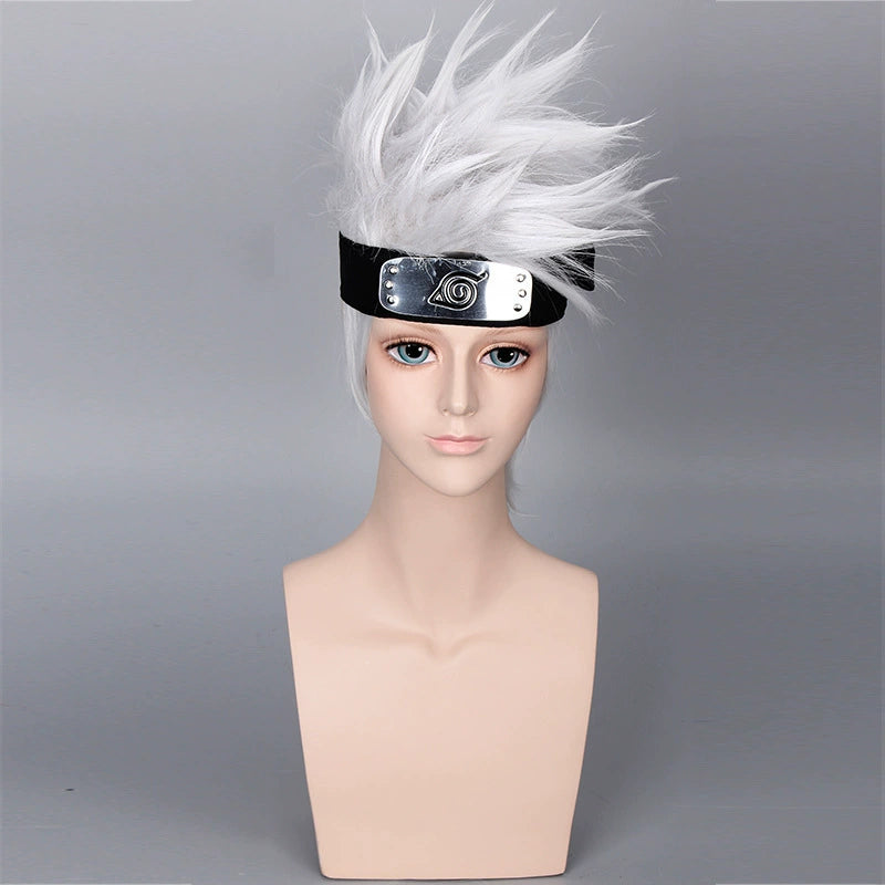 Perruque Cosplay Kakashi Ninja - vue 2